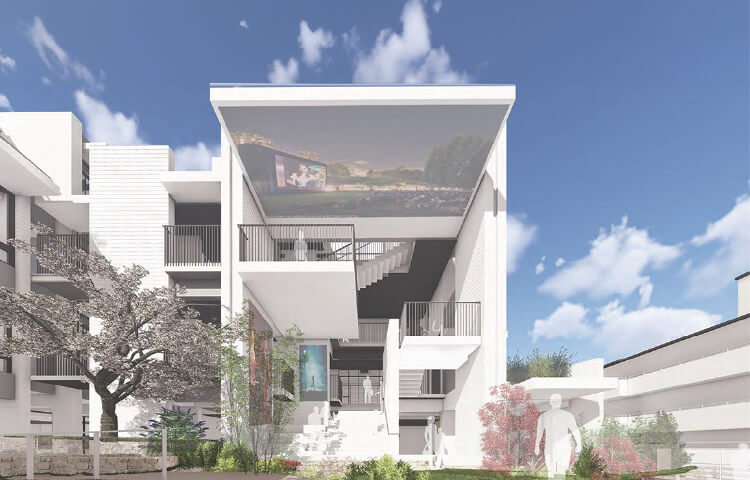 New Faculty of Information Science building [EX Building]