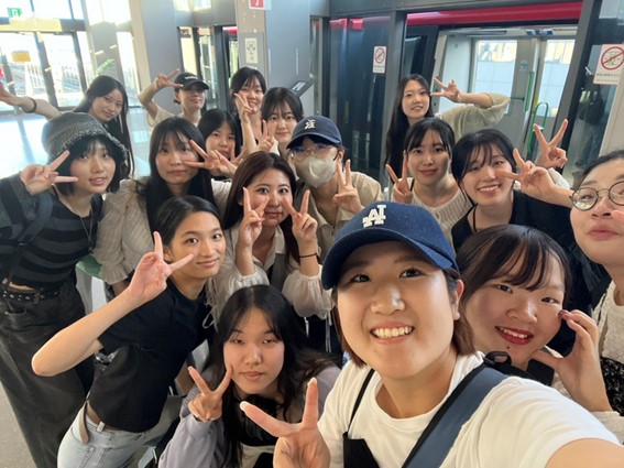 Students participating in the study abroad program