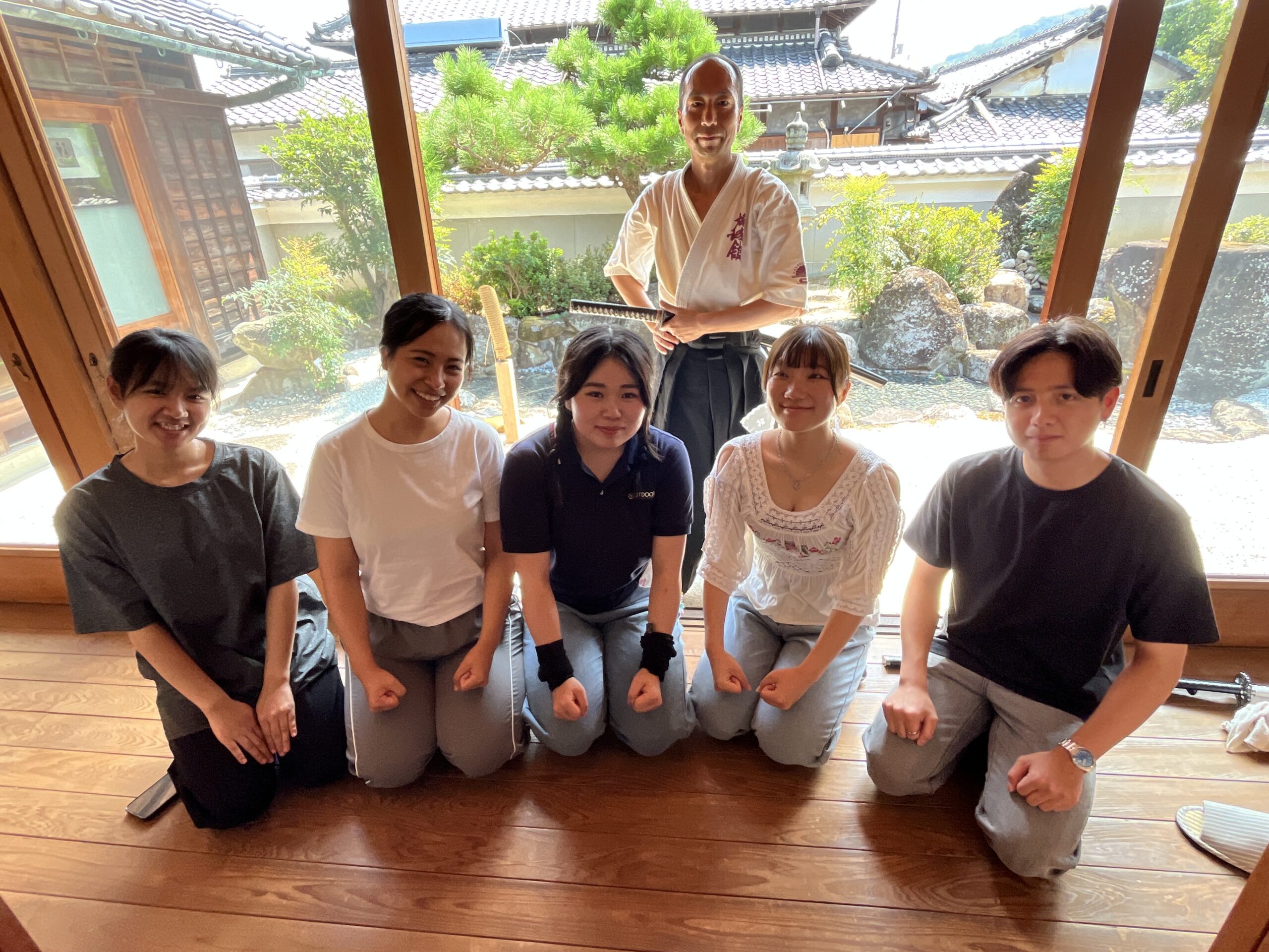 Photo with the Iaido teacher
