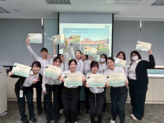 Group photo of participants in the Institute of Mental Health training