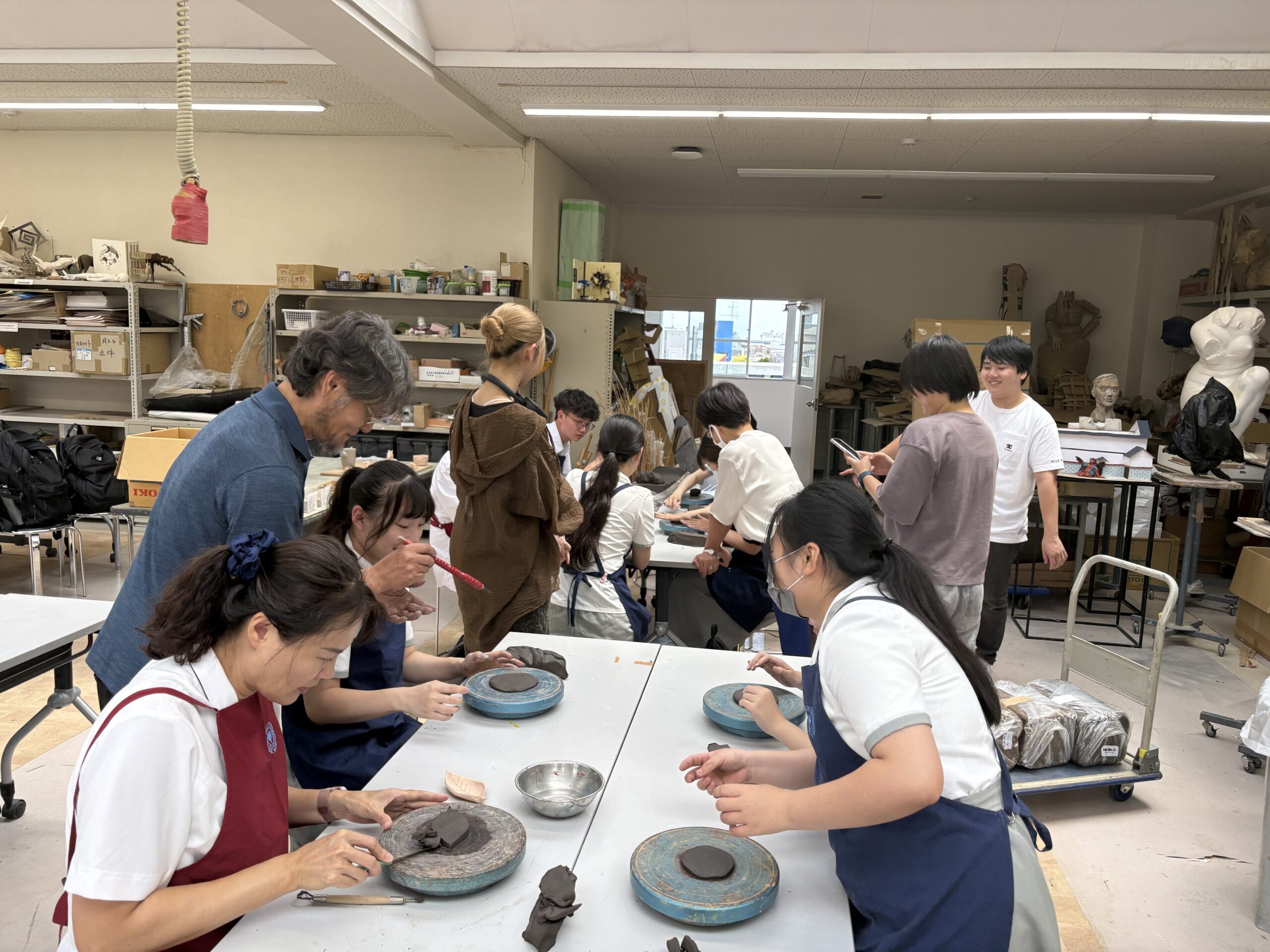 Students at Tzu-Chi University, Taiwan