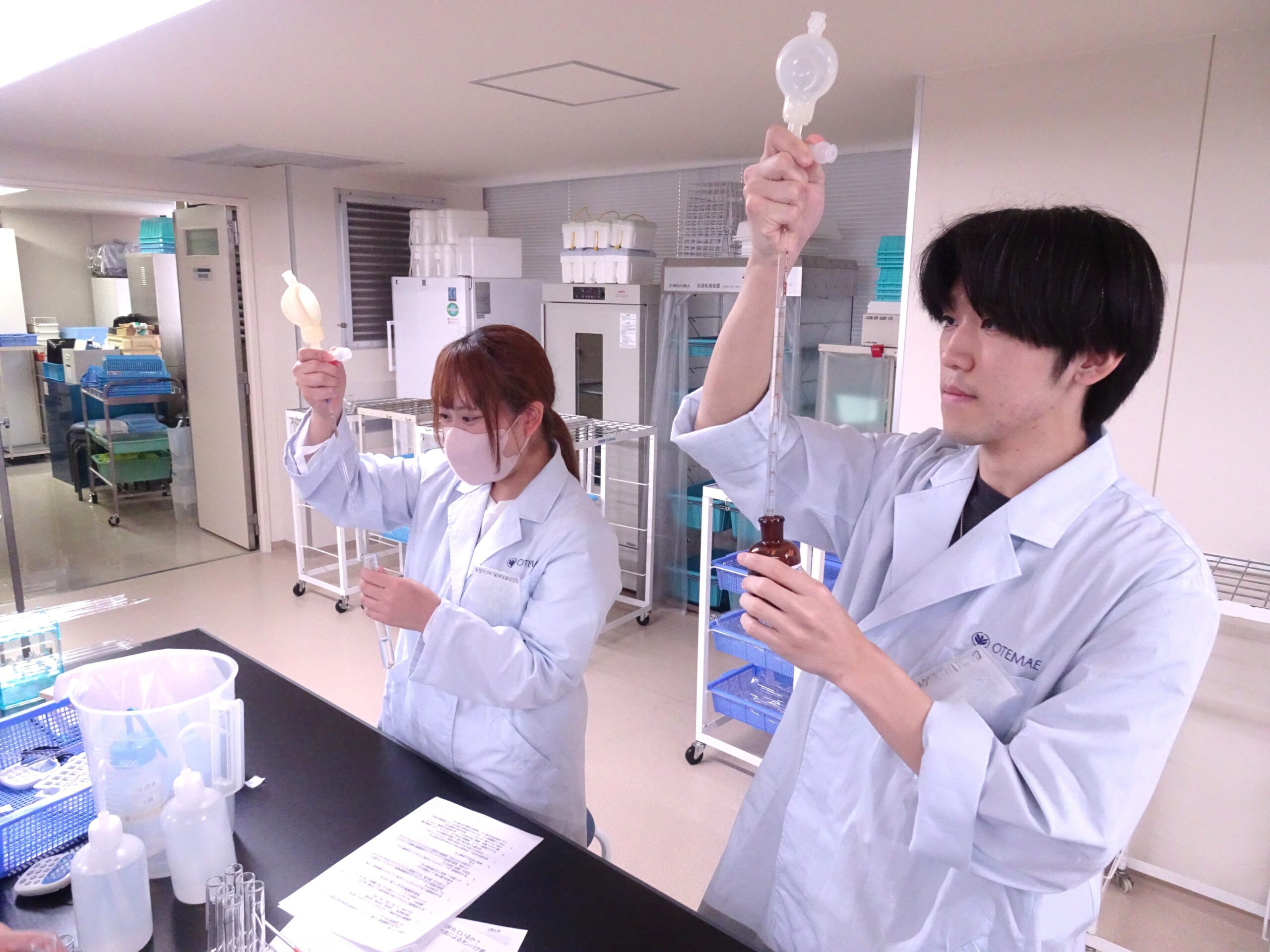 Working together as a group, students will check each step of the experiment before proceeding.